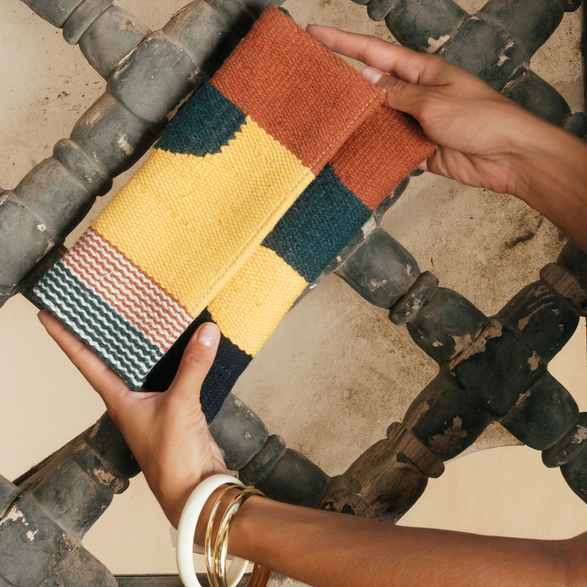 Abstract Handbag - Clutch