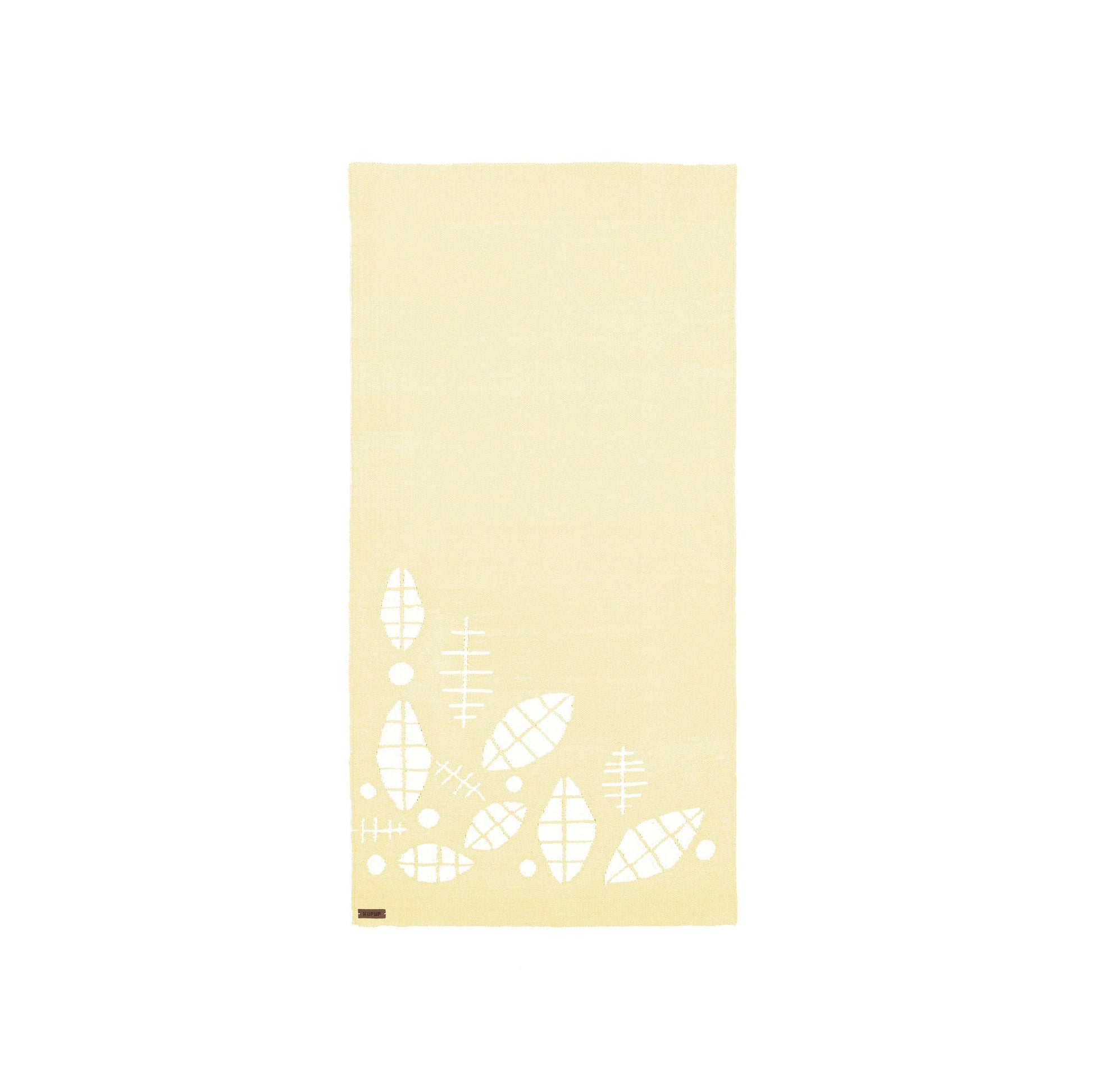 Leaves Cotton Kilim Rug