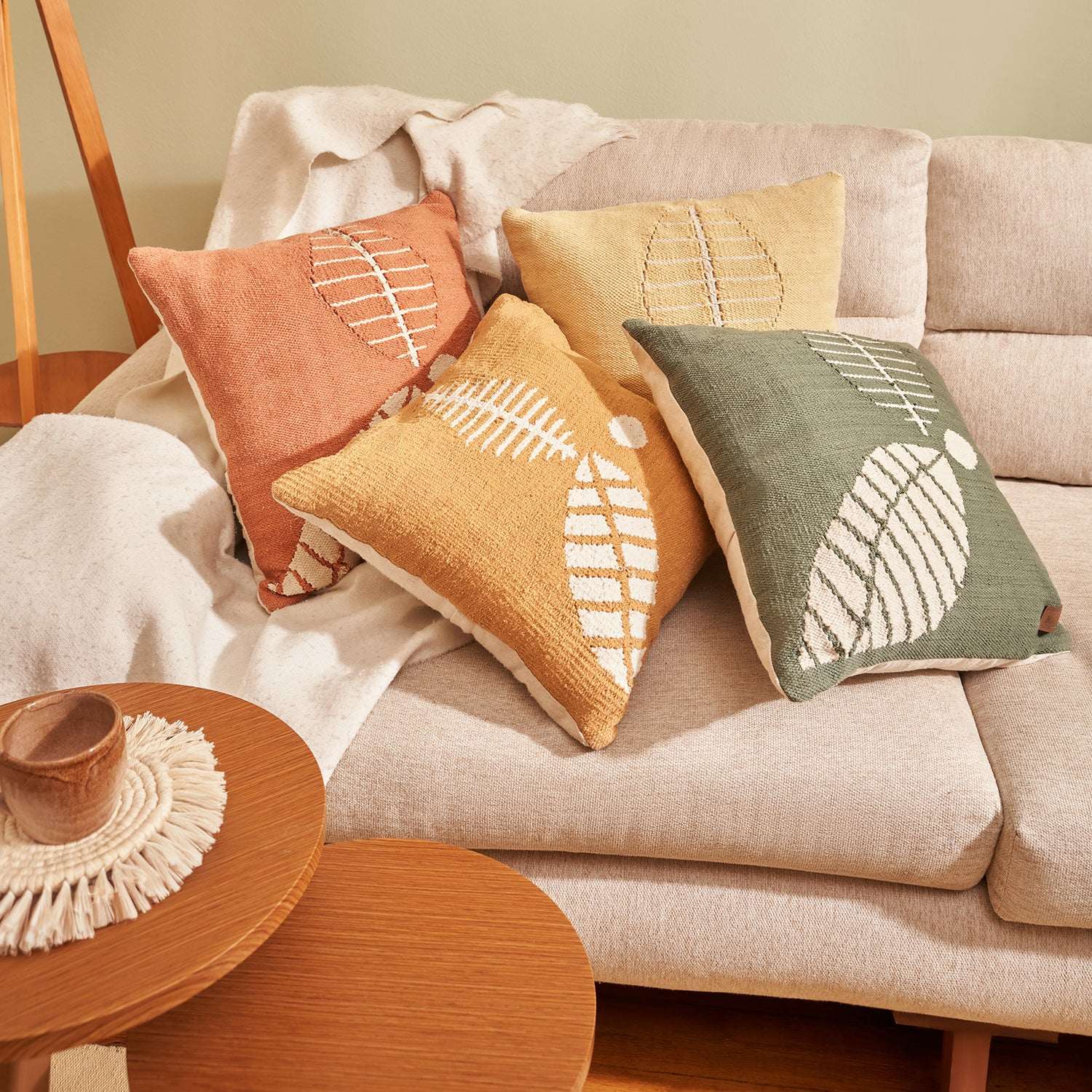 Leaves Kilim Cushions