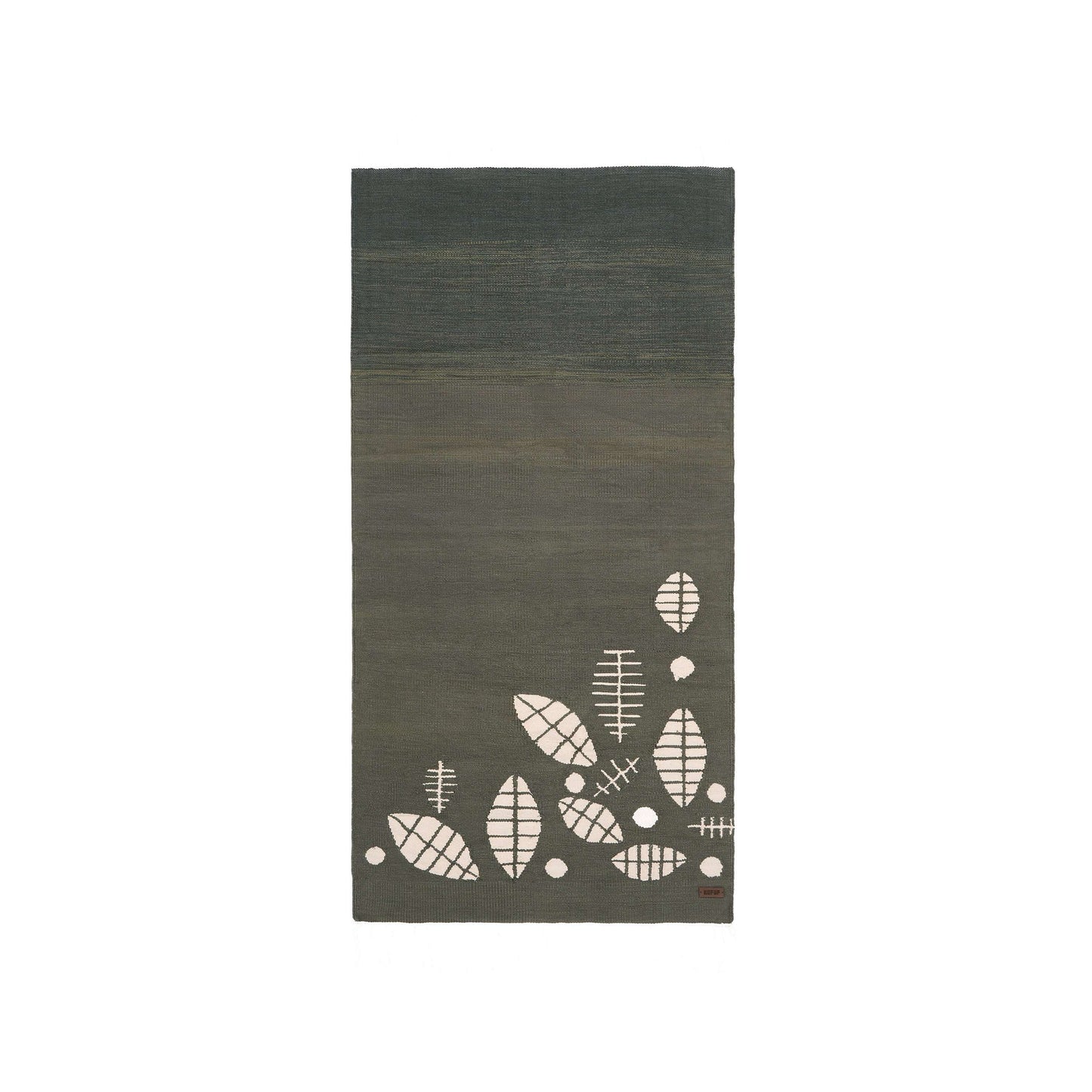 Leaves Cotton Kilim Rug