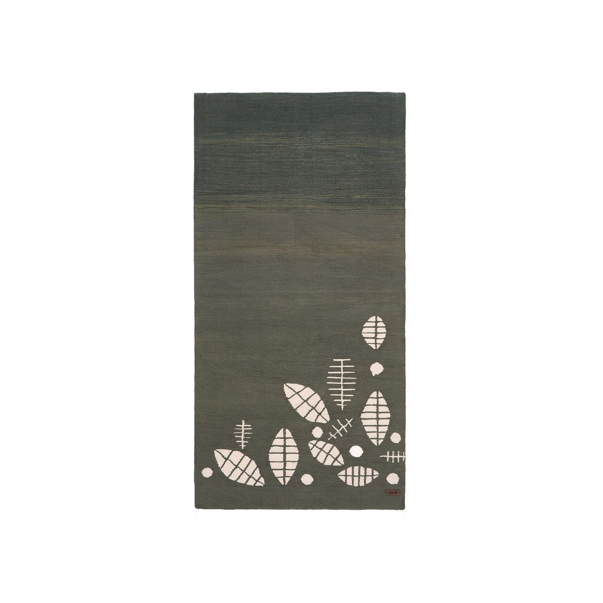 Leaves Cotton Kilim Rug