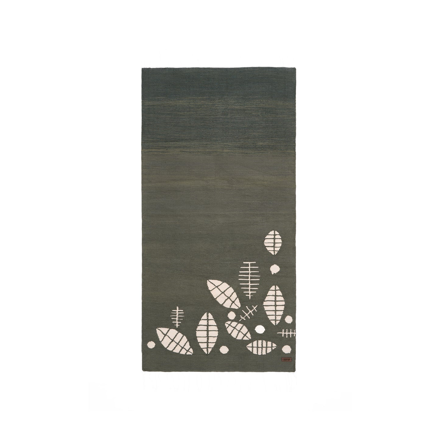 Leaves Cotton Kilim Rug