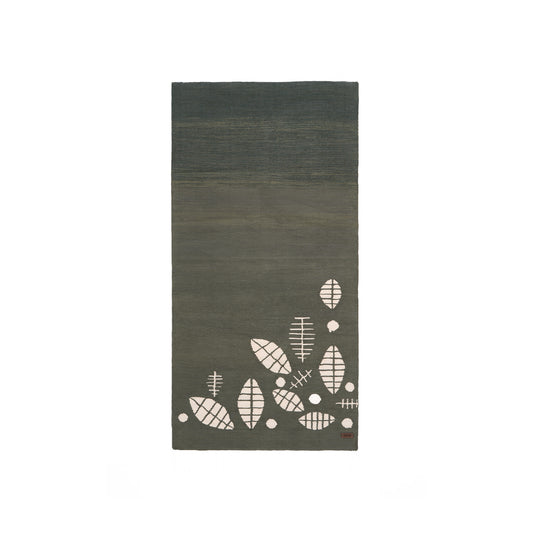 Leaves Cotton Kilim Rug