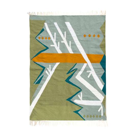 Palm Trees Kilim Rug