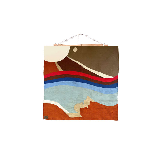 Sea Soliloquy Kilim Wall Art
