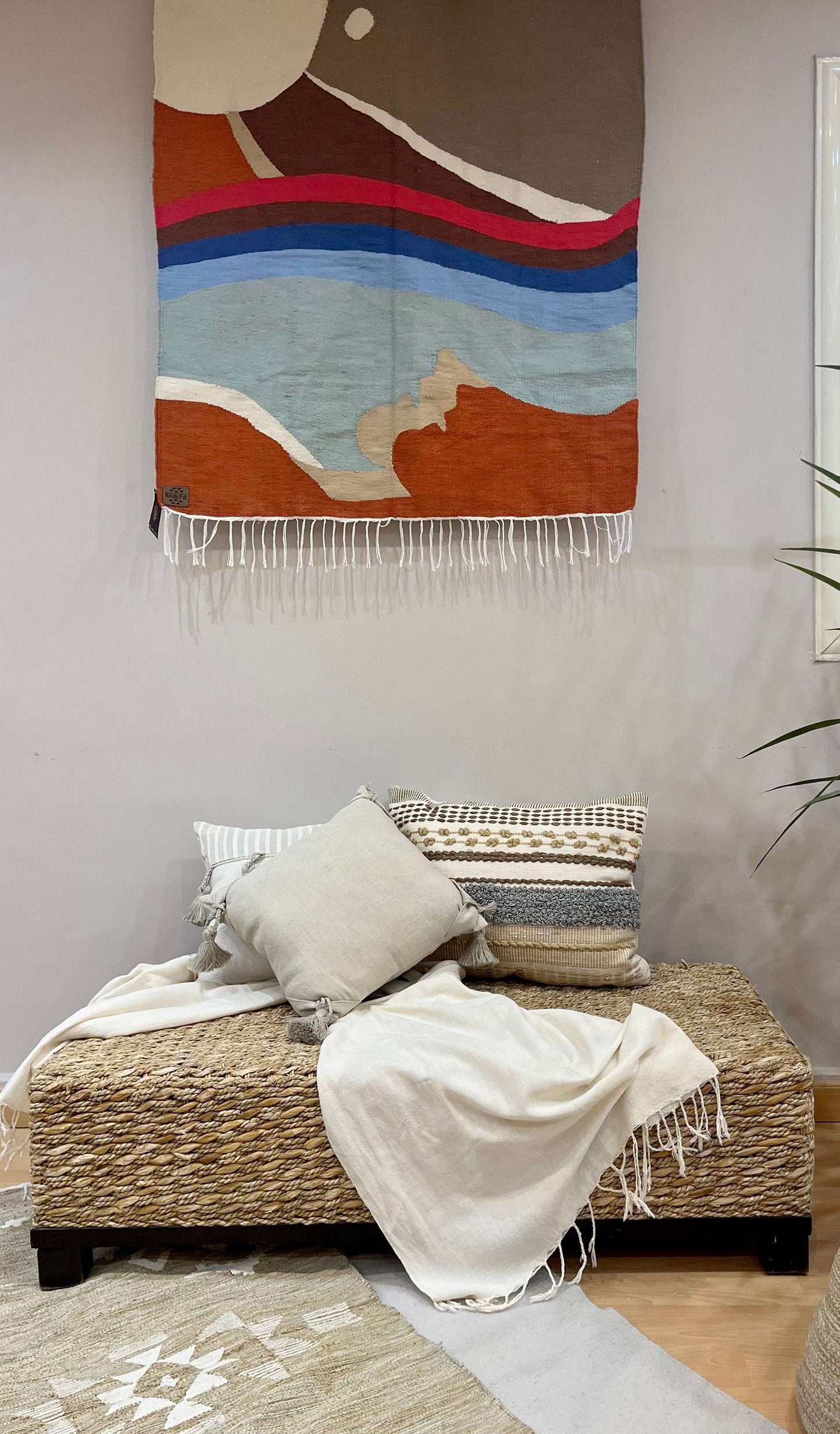 Sea Soliloquy Kilim Wall Art