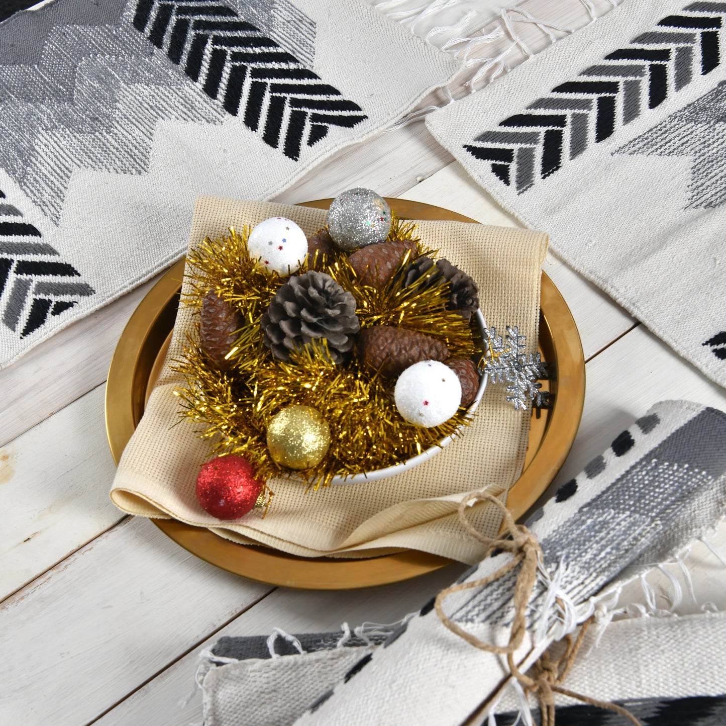 Soumak Cotton Kilim Placemats