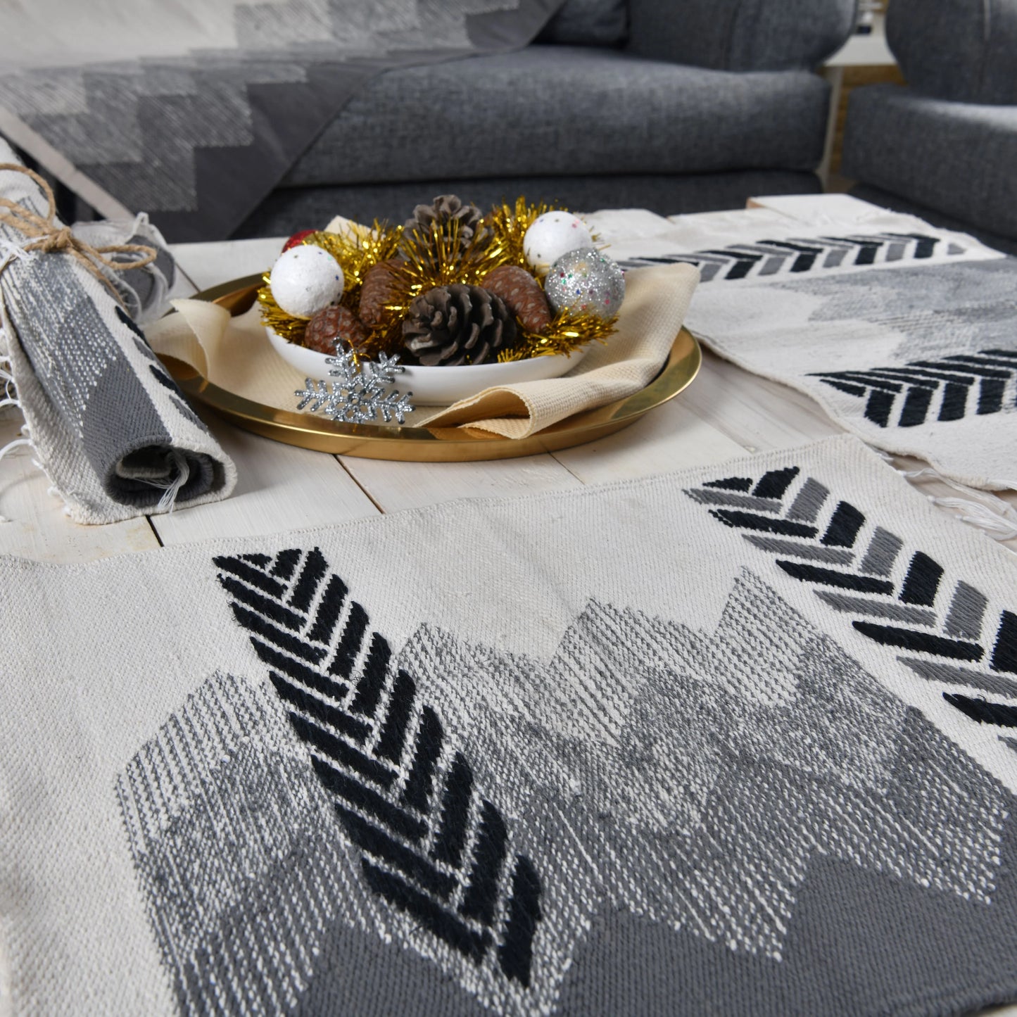 Soumak Cotton Kilim Placemats