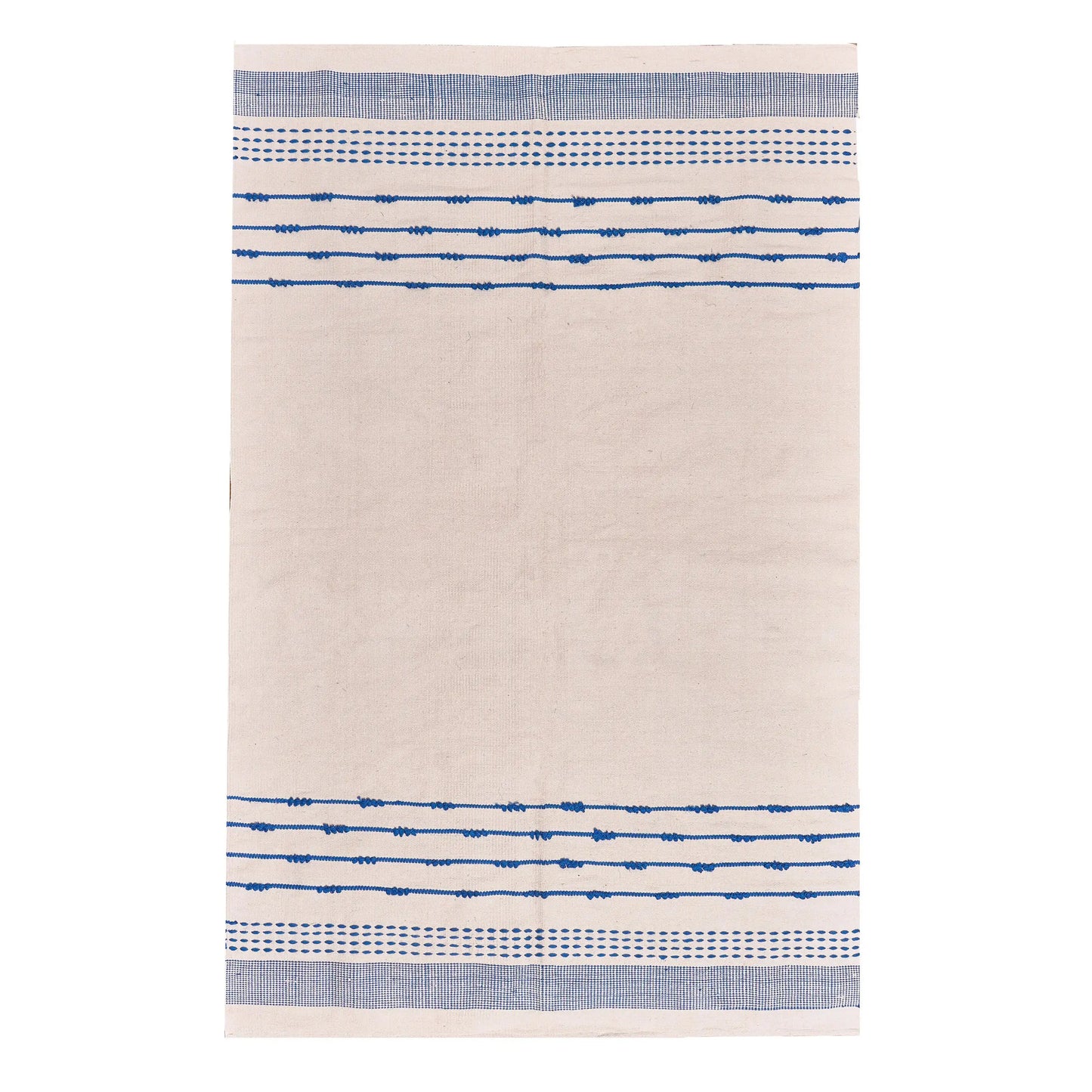 Textured Cotton Kilim Rug