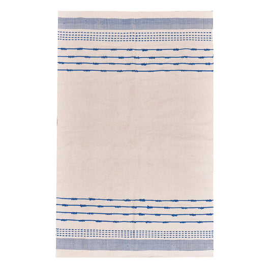 Textured Cotton Kilim Rug