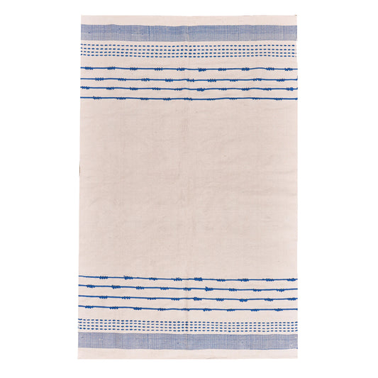 Textured Cotton Kilim Rug